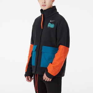 Nike | Áo Khoác Thể Thao Phong Cách Mới Thu Đính Cúc Lớn Da Cừu