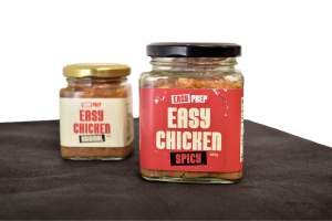 Easy Chicken Big Original (250g) Small Spicy (150g) Combo Ready-to-Eat Shredded Chicken Breast High Protein No Preservatives Gym Meal Prep
