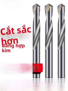 Máy Khoan Hợp Kim Cứng Có Tay Cầm Thẳng 35 Vòng 42 Chuyên Dụng Cho Thép Không Gỉ Máy Khoan Trục Thẳng Máy Khoan Toàn Bộ