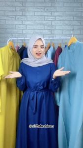 Gamis Wanita Dewasa Polos. Lengkap Warna Size S-XXXl Gamis Wanita Polos Maxi Bahan Toyobo Ori Import - Lazada