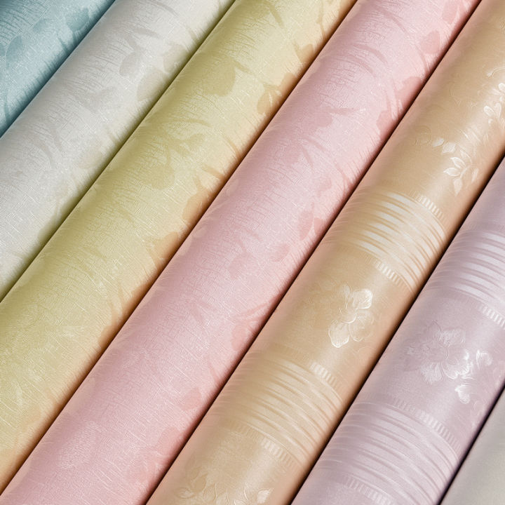 Curated visual reference: Solid Proof Apartment Renovation Warranty Reference: Warm Tone 10 Meter Large Roll Pvc Wall Paper Self