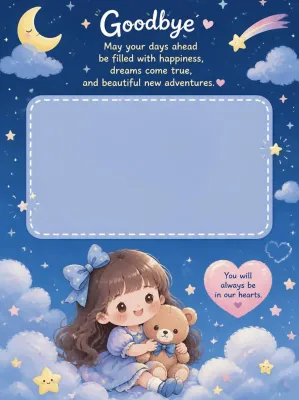 Cute Farewell For Colleagues | Appreciation | Farewell Card | Goodbye | Thanks(Card Only)