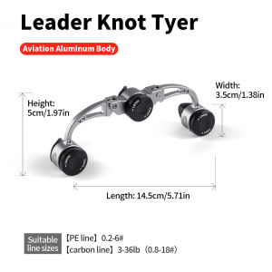 CHILENT GT FG PR Knot Tyer Aviation Alumin Knotter Assist Line Leader Connection Knotting Machine Bobbin Winder Fishing Tools