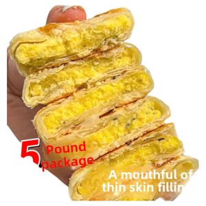 Handmade Traditional Snack Chestnut Cake Fragrant Crispy Green Bean Cake Pastry Leisurely Sweet Cake Chinese Pastries Treats