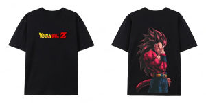 Bandai | Dragon Ball Summer Mens T-Shirt Japan Anime Vegeta Autumn Personality Harajuku Boy Childrens Parent-Child Trend Short Sleeve