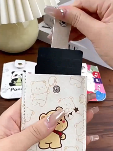 SK-C1314 Dompet Kartu Wanita Karakter Lucu Card Holder Slot Universal Serbaguna / Dompet Pouch