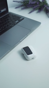 A9 Pro Wireless Earphones with Touch Screen Display ANC ENC Hi-Res Audio Bluetooth 5.4 Gaming Noise Digital Earbud