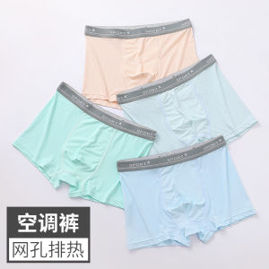 Summer Thin Boys Ice Silk Modal Underwear Loose Breathable Flat Angle Briefs Childrens Innerwear Comfortable Shorts for Kids