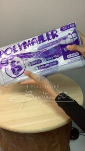 Kantong Plastik Packing Polymailer 35x50Cm Abu Muda / Plastik Packing Online Ekonomis