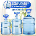 3/5/10pcs Silicone Safety Water Bottle Plug Replacement Lid Water Bottles Reusable Bottle Cover for 55mm 3/5 Gallon Water Jugs. 