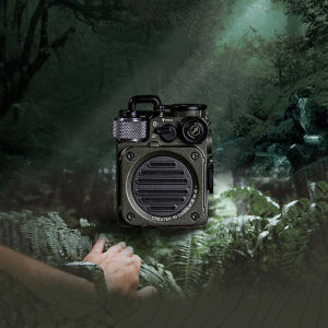 Muzen MW-PVX Wild Mini Wireless Bluetooth Speaker Portable Outdoor Audio IPX5 with Gift Box Green