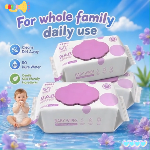 B 1 T 9 Alcohol-Free Fragrance-Free Baby Hand And Mouth Wipes 80pcs Multi-Purpose Cleaning Wipes Soft And Gentle On Sensitive Skin Suitable For Baby And The Whole Family Convenient For Travel Outdoor Activities And Car Use