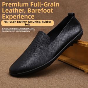 DTHN | Casual Leather Shoes for Men Light and Breathable Comfortable Loafer