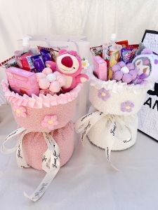 Birthday Gift Doll Bouquet Cute Cartoon Dolls for Girls Christmas New Year Practical Ceremony Feeling Creative Gift Ideas