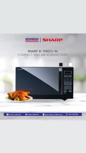 Microwave Oven Sharp R728K-IN Mode DIGITAL - 25 Liter