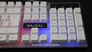 bajeal K35 USB glowing clavier Mechanical feel pc wired gaming backlit keyboard for home office gamer
