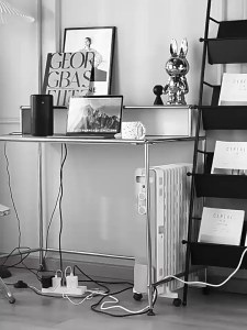 Under Table Storage Wire Organizer Set Standing Desk Cord Organizer Power Strip Holder No-Punching