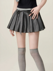 AIVEI | Casual Summer Pleated Elastic Waist Skirt