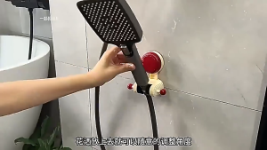 No-punch Adjustable Shower Head Bracket Suction Cup Shower Bracket Home Shower Bracket Fixer