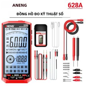 ANENG | Máy Đo Vạn Năng Kỹ Thuật Số ANENG 628A Thiết Bị Kiểm Tra Sạc Lại Được Thông Minh Đo Điện Áp DC 1000V Màn Hình Lớn Đồng Hồ Đo Điện Áp Ampe Kế Dành Cho Thợ Điện