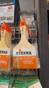 Kuas Cat Eterna 633 - Ukuran 1" s/d 4" | Kuas Kayu & Tembok Berkualitas