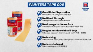 Nippon Paint PAINTERS TAPE 006 24MM x 15M | Masking Tape