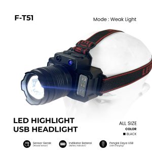 Lampu Senter Kepala / Lampu Senter Kepala USB