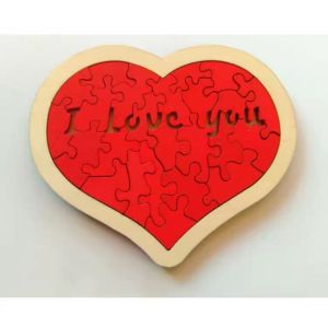 Heart shape love puzzle/24pcs creative puzzle/gift for love/Valentine