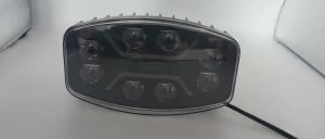 10inch LED Light SCAN- Off road Headlight Spotlight Truck Auxiliary Square Car Driving Flash White Yellow 100W 22000LM