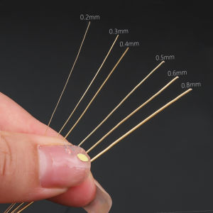 ลวดทอง 0.2/0.3/0.4/0.5/0.6/0.8Mm สำหรับการสร้อยคอสร้อยข้อมือ ให้ดีที่ฝีมือ งานฝีมือทำสาย คุณภาพ สูง