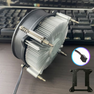 CPU Air-cooled Cooler 4PIN PWM/3PIN Tower PC Processors Cooling fan Aluminium Radiator for Intel 1150/1151/1155/1156 Ventilador