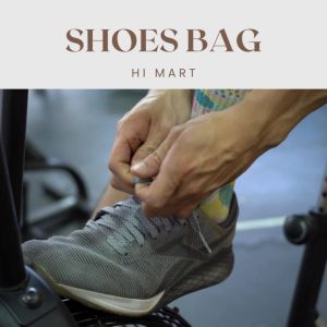 Hi Mart - Shoes Bag Storage Bag Exercise Bag Handcarry Bag Foldable Bags Travel Organizer Kit Portable Gym