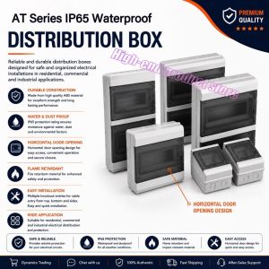 Side-Opening AT Series-IP65 Miniature Circuit Breaker Dustproof And Waterproof Distribution Box