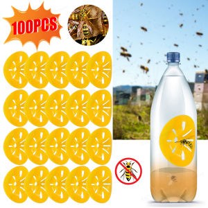 5-100pcs Wasp Trap Beekeeping Reusable Bee Catcher Flower Shaped Flying Insects Funnel Pest Home Garden Trap Bee Catcher