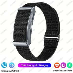 Đồng Hồ Thông Minh Không Màn Hình 2026 Mới Chống Nước IP68 Theo Dõi Thể Dục Đo Nhịp Tim Dây Đeo Thông Minh Thể Thao Dành Cho Nam Và Nữ Nhắc Nhở Cuộc Gọi