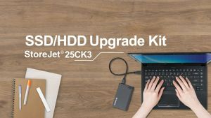 Transcend StoreJet 25CK3 2.5” SSD/HDD Enclosure Kit (TS0GSJ25CK3)