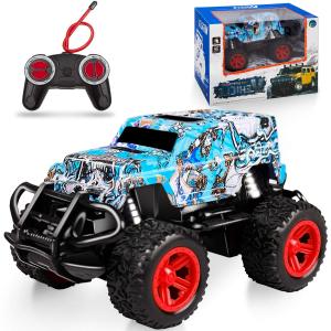 Childrens toys for 3 4 5 6 year old birthday gifts remote control car for 3-5 year old boys remote control car monster truck for ages 4-7 Christmas teen gift for ages 3-7 toddlers ages 2-6