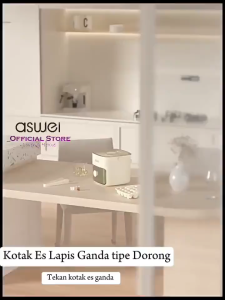 Nyaman Ice Cubes Double Ice Cubes Cetakan Kelas Makanan Jelly Jelly Lapisan Besar Lapisan 48 Kotak Tekan Dengan Cepat Tekan