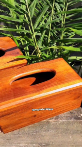 Kotak Tisu Besar Kayu Jati Solid Tempat Tisu Kayu Jati Minimalis Elegan – Mudah Dibersihkan