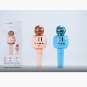 Mic Wireless AMS-38 Bluetooth Karaoke Player Microphone Advance I Garansi 1 Tahun