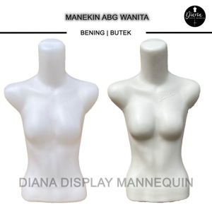 MANEKIN ABG WANITA SETENGAH BADAN BENING ATAU BUTEK