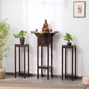 Prayer Table Buddna Shrine Cabinet Altar Cabinet Buddha Altar Cabinet Heightened Small Guanyin Cabinet Household Tribute Table a Long Narrow Table God of Wealth Buddha Table 神台桌