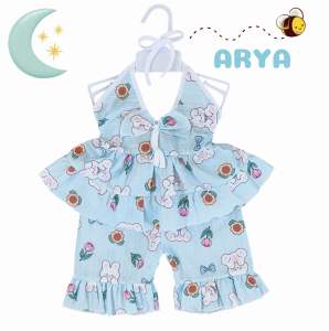 ชุดกระโปรง (รหัสFA07) งานพร้อมส่ง เหมาะสำหรับเด็ก 1-3ปี หรือ 9-13 กิโล ใส่สวยน่ารัก ผ้าใส่สบายค่ะ