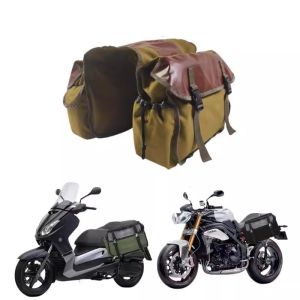 Túi Đeo Hai Bên Xe Đạp Leo Núi Ngoài Trời Túi Đeo Hai Bên Xe Máy Túi Đeo Yên Sau Túi Vải Canvas Túi Đeo Hai Bên Phổ Thông Cho Xe Điện