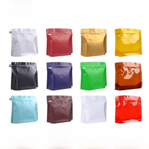 กระเป๋าใส่เมล็ดกาแฟแบบหัวเข็มขัดรูปเพชร 10 ใบ พร้อมวาล์วระบายอากาศ น้ำหนักเบา บรรจุภัณฑ์แบบหัวเข็มขัด รุ่นครึ่งปอนด์