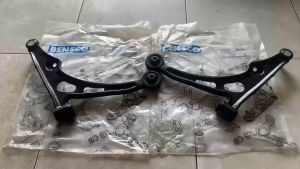 SAYAP BAWAH LOWER ARM ASSY DENGAN BALL BOLL BULL JOINT DAN BUSH BUSHING SUZUKI AERIO 2002 2003 2004 KANAN KIRI HARGA SATUAN MERK BENSCO MADE IN GERMANY