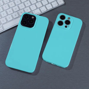 Tiffany Blue Pure Color Simple Design High End Phone Case for Apple iPhone 15 pro 14 pro Max 13 14 plus 12 Mini XS Protective Cover