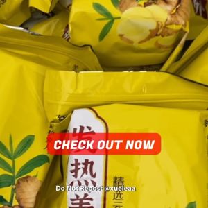 YL 100pcs Ginger Patch Pain Relief Original Herbal Ginger Patch for Knee Back Pain Reliever