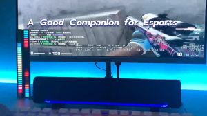 Computer Speaker Sound Bar Desktop Computer Speaker LaptopSpeaker Wired Connection USB Interface PoweredUse With 3.5mm