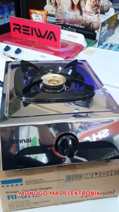 [REKONDISI] KOMPOR GAS RINNAI 1 TUNGKU RI 511C API BIRU STAINLESS STEEL API BIRU KOMPOR GAS RINNAI REKONDISI RASA BARU SIAP PAKAI TERLARIS